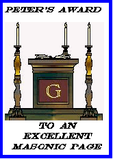 Pete's Award to an Exellent Masonic Page
